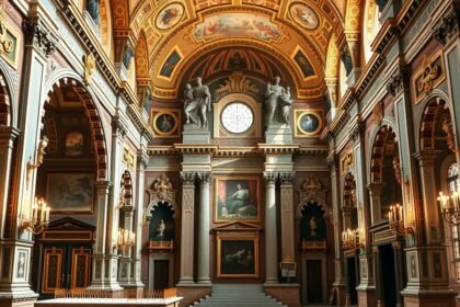 A Medici-kápolnák gazdag díszítése Firenze szívében