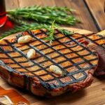 Firenzei steak (Bistecca alla Fiorentina) fűszeres garnírozással