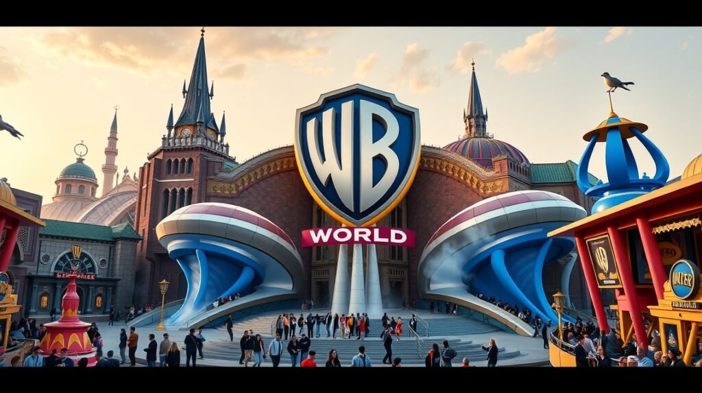 Warner Bros. World Abu Dhabi - élménypark bejárat