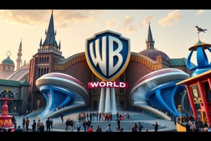 Warner Bros. World Abu Dhabi - élménypark bejárat
