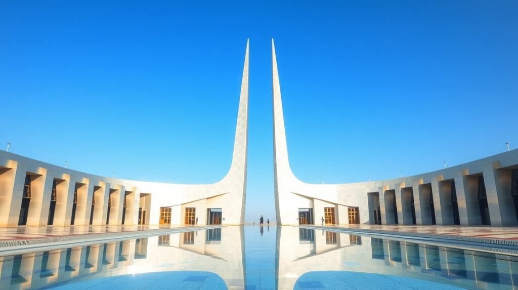 Wahat Al Karama emlékhely Abu Dhabiban, a hazáért áldozott hősök emlékére.