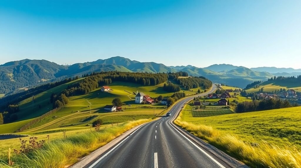 Kanyargós hegyi út Székelyföld gyönyörű tájain