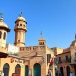 Al Fahidi történelmi negyed építészeti részletei Dubajban