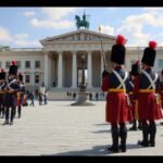 Őrségváltás az Athéni Szintagma téren, hagyományos ceremónia