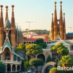 Barcelona Sagrada Família és Park Güell panorámája
