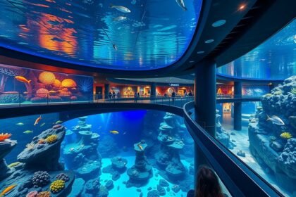 Birmingham National SEA LIFE Centre akvárium belső tere