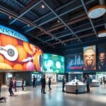 Thinktank Tudományos Múzeum modern kiállítása Birminghamben.