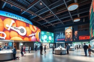 Thinktank Tudományos Múzeum modern kiállítása Birminghamben.