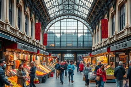 Birmingham Grand Central vásárlási élménye és helyi piacok