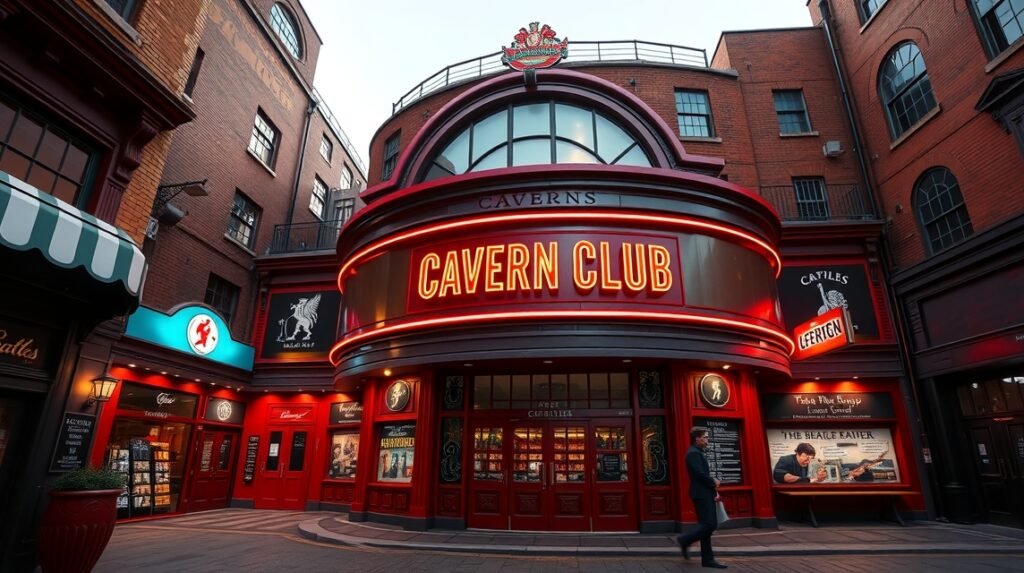 A Cavern Club épülete Liverpoolban, a Beatles születési helye