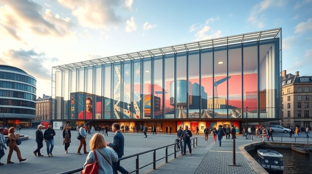 Tate Liverpool modern művészeti galéria Albert Docknál.