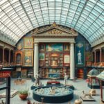 A Liverpooli World Museum interaktív kiállítása, őszi kincsek és kulturális tárgyak.