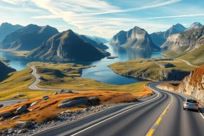 Norvég fjordok lenyűgöző tája autóval felfedezve