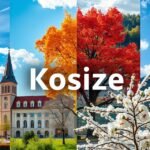 Kassa különböző évszakokban – napsütés, ősz, tél és tavasz