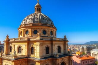 San Nicolás-társszékesegyház kupolája Alicante városában