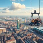 A'ADAM Lookout hinta Amszterdam városának panorámájával