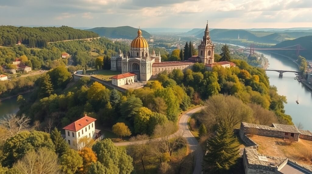 Látványos panoráma a Budapest környéki kirándulás helyszínéről