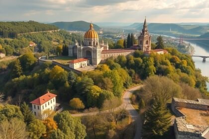 Látványos panoráma a Budapest környéki kirándulás helyszínéről