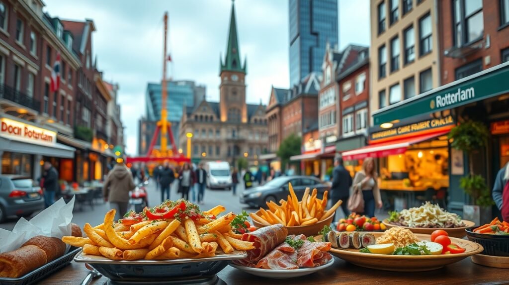 Kapsalon és street food a rotterdami piacon, ínycsiklandó ételek