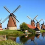 Kinderdijk világhírű szélmalmai és csatornái