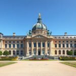 A Noordeinde palota és a királyi kertek Hága városában