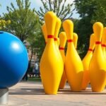 Eindhoven Repülő bábuk köztéri szobor, játékos művészet