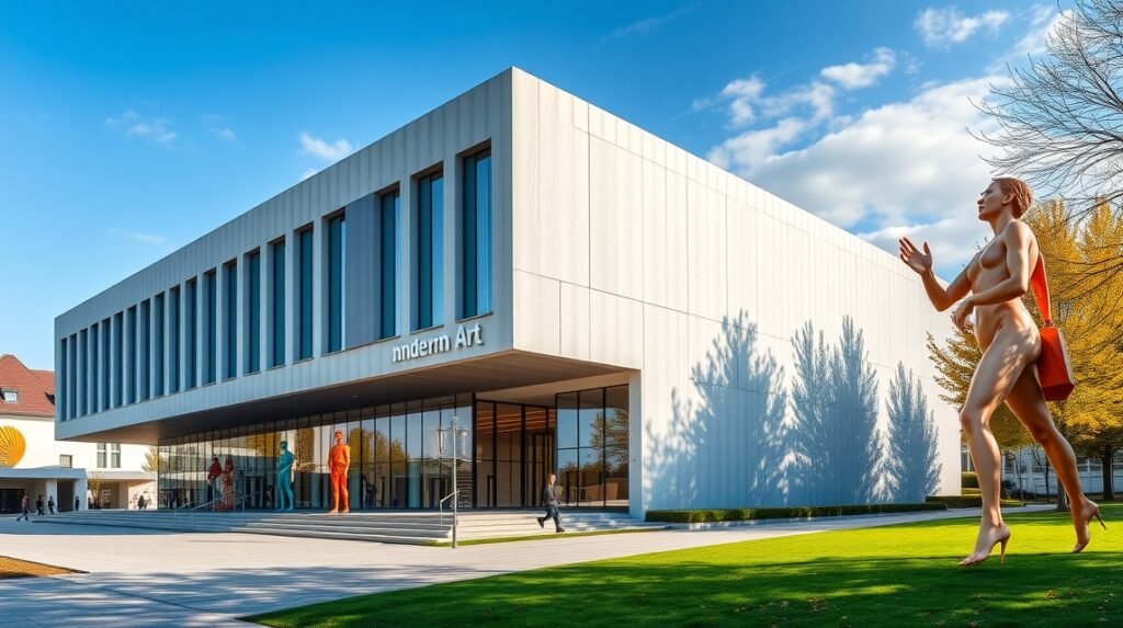 Karintiai Modern Művészeti Múzeum épülete Klagenfurtban