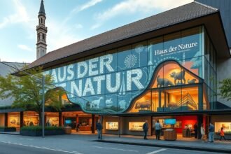 A Haus der Natur épülete Salzburgban, természettudományi múzeum