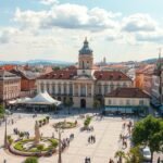 Lyon Presqu'île félsziget elegáns terei és barokk épületei