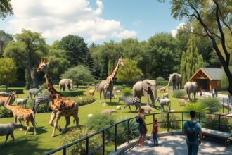 A Montpellier-i Állatkert szépségei, zebrák és zsiráfok.