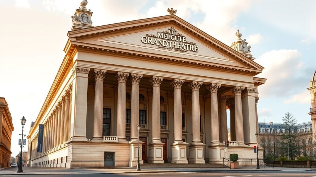 Grand Théâtre neoklasszikus operaház Bordeaux-ban