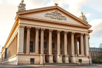 Grand Théâtre neoklasszikus operaház Bordeaux-ban