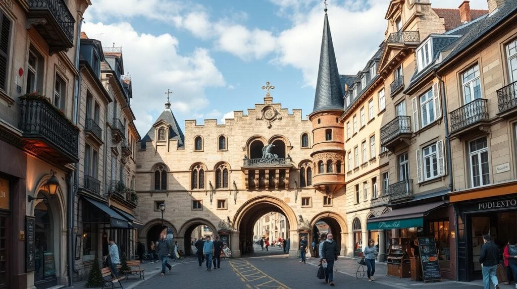 Porte Cailhau, Bordeaux városkapu a Garonne partján