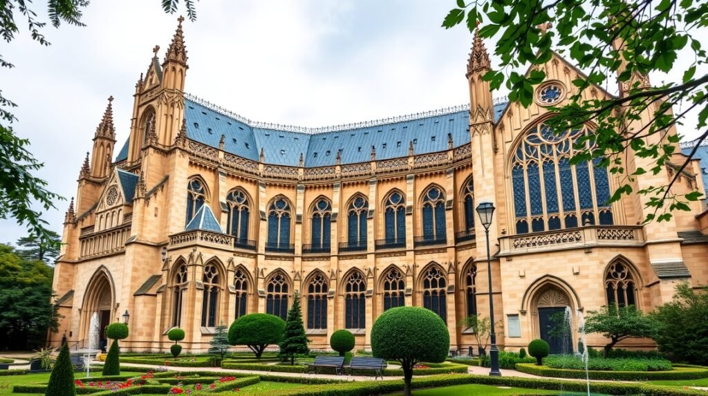 A Szent Julianusz-katedrális gótikus építészete Le Mansban