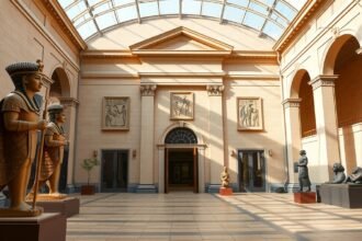 Egyiptomi művészet a Musée de Tessé-ben, Le Mans városában.