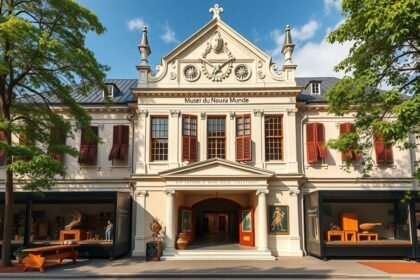 Musée du Nouveau Monde La Rochelle épülete, felfedezés és történelem fókuszban