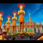 Fallas Múzeum óriásbábúk Valencia városában.