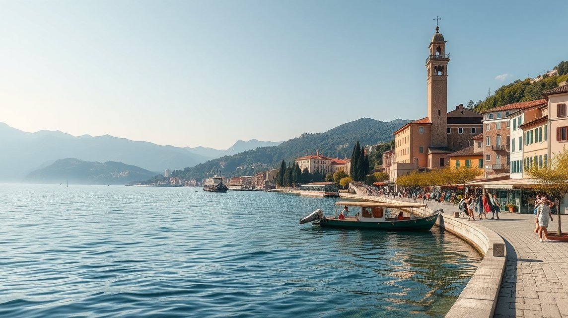 Mesés panoráma a Garda-tónál, Veronából induló kirándulásra.