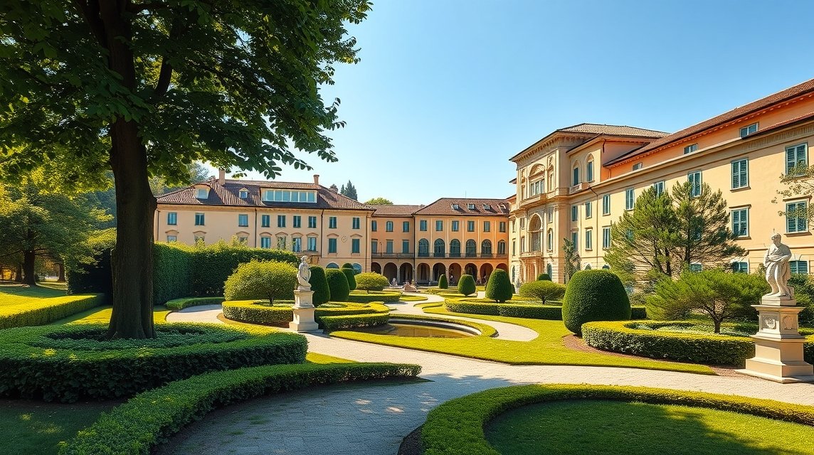 Giardino Giusti, a gyönyörű reneszánsz kert Veronában.