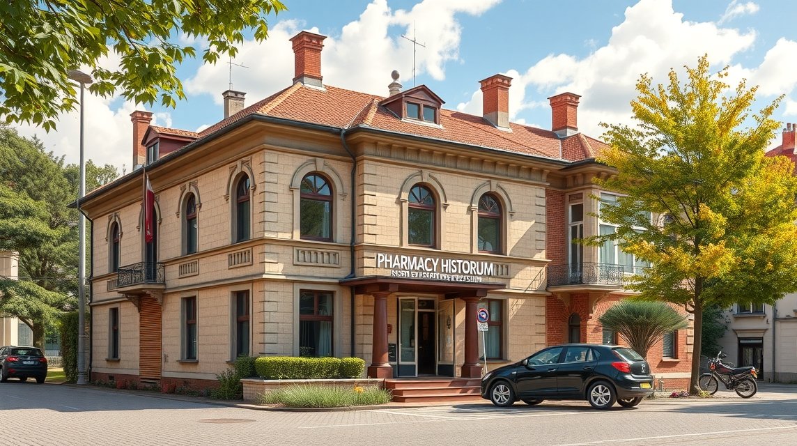 A Mauks-ház Gyógyszertártörténeti Múzeum épülete Kolozsváron