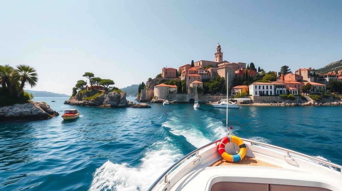 Hajókirándulás Lokrum szigetére Dubrovnik közelében