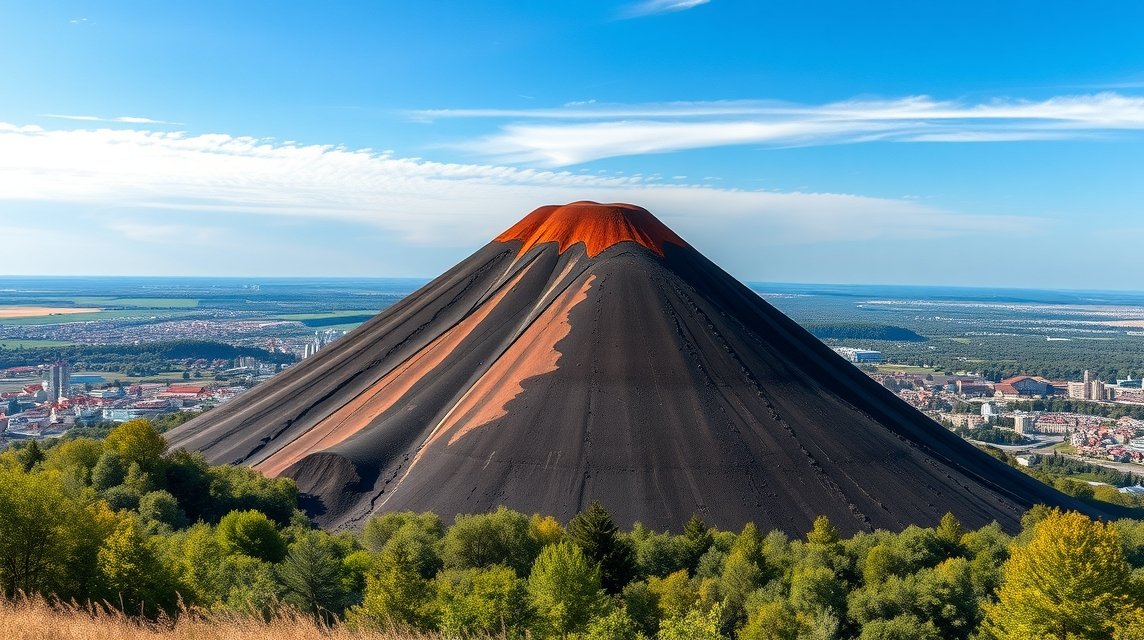 Halda Ema - Ostrava füstölgő meddőhányó csodás kilátással