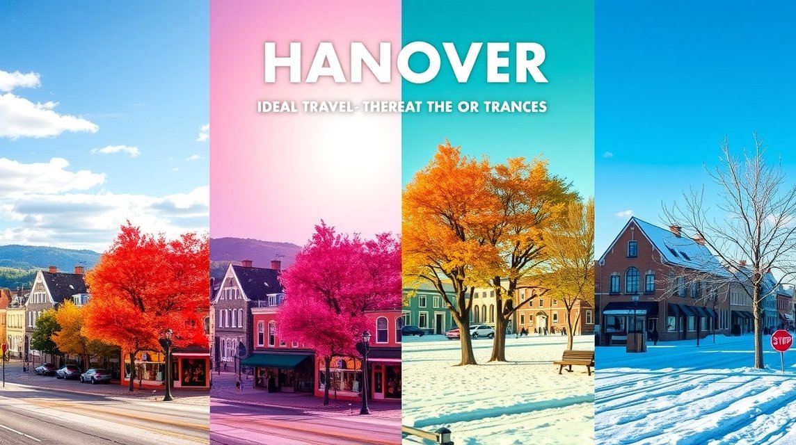 Hannover különböző évszakai, ideális utazási lehetőségek