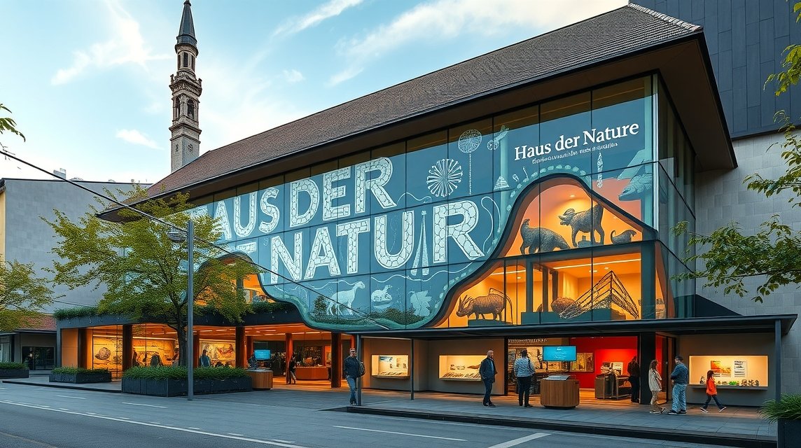 A Haus der Natur épülete Salzburgban, természettudományi múzeum