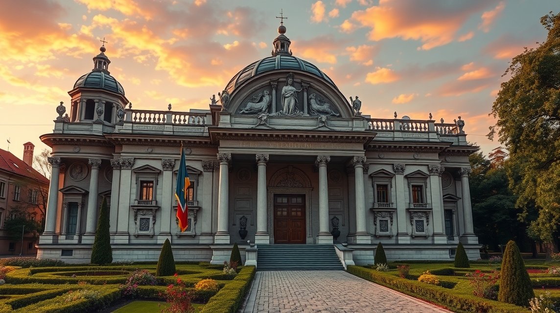 II. Ferdinánd császár mauzóleuma Grazban barokk stílusban