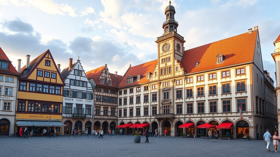 A Régi Városháza Ingolstadt gótikus-reneszánsz épülete