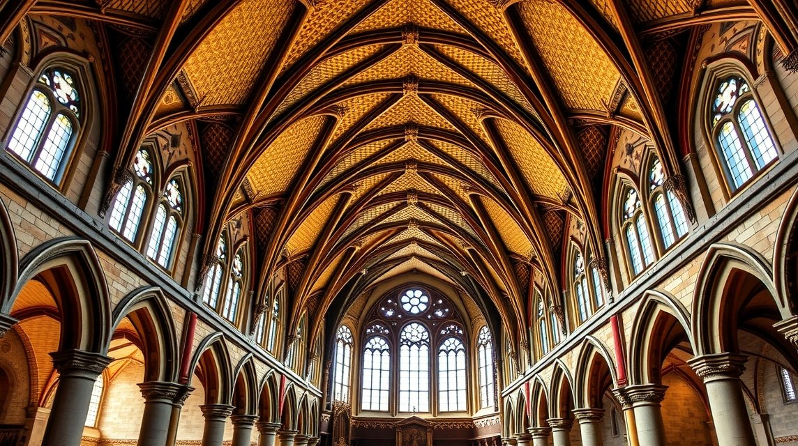 A Jakobinusok templomának lenyűgöző pálma-boltozata Toulouse-ban