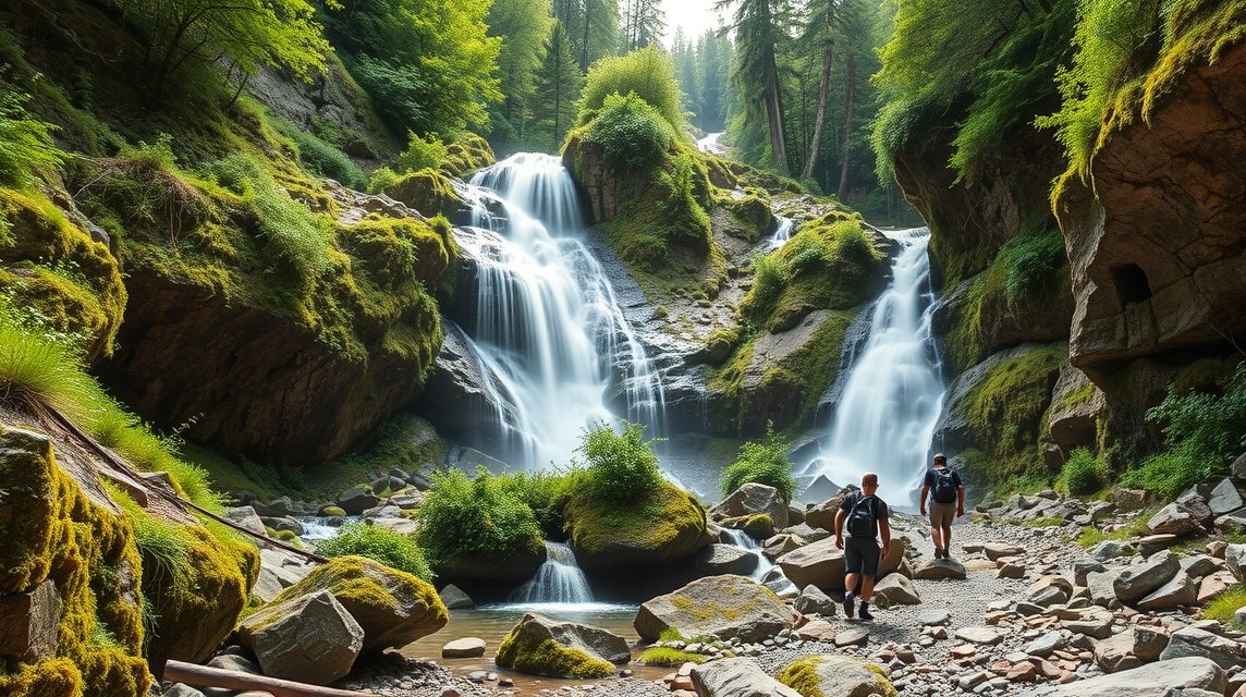 Vadregényes vízesések a Jánošík-szurdokvölgyben