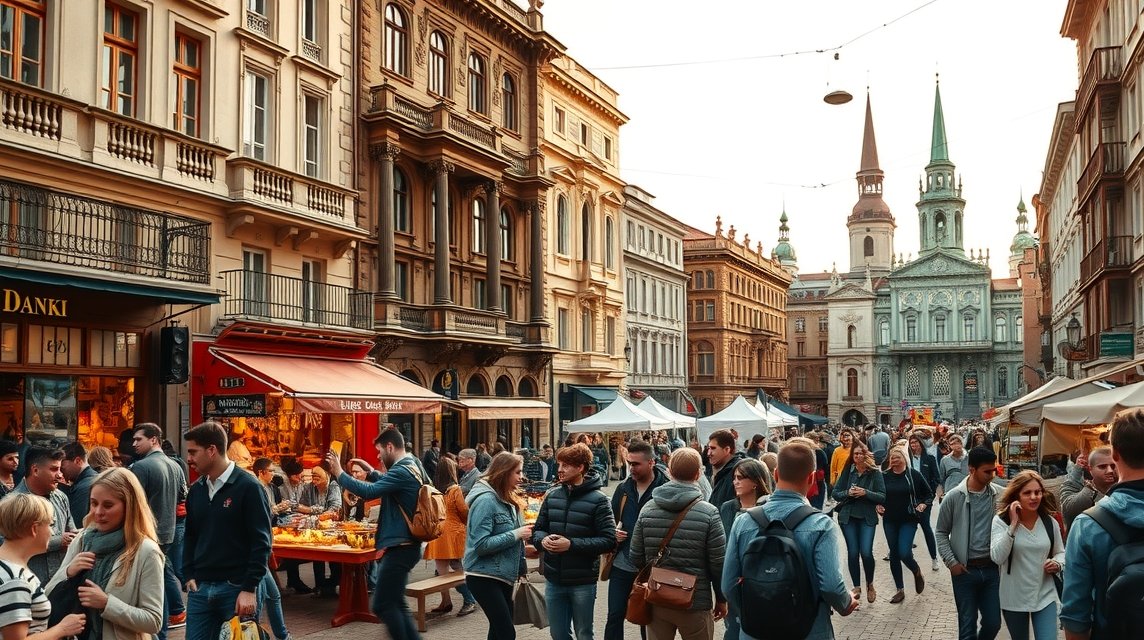 Jászvásár utcai élet, egyetemisták és kulturális események