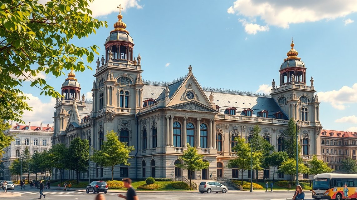 A Jászvásáron található neogótikus Kultúrpalota épülete